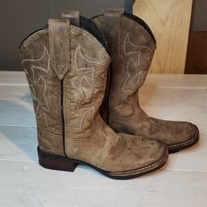 Roper Kids Boots in Brown